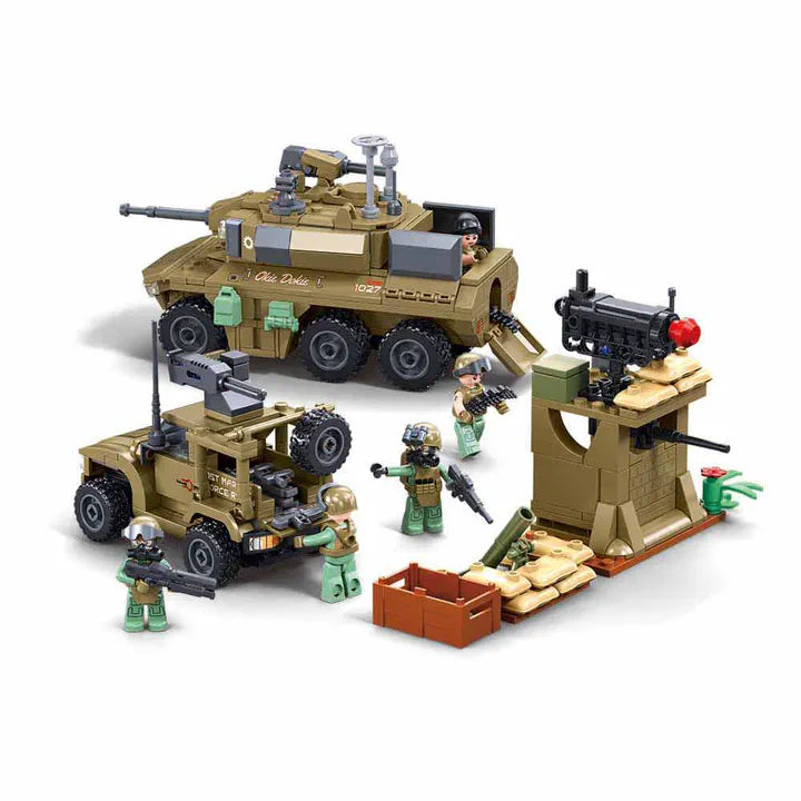 Sluban Army Joint Assault A 744 Pieces | M38-B1254 Military Building Set