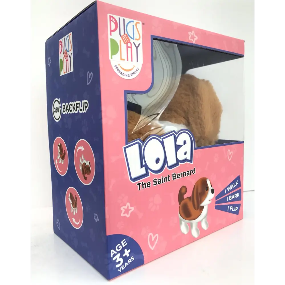 Pugs at Play Interactive Toy Dog "Lola" (ST-PAP26)