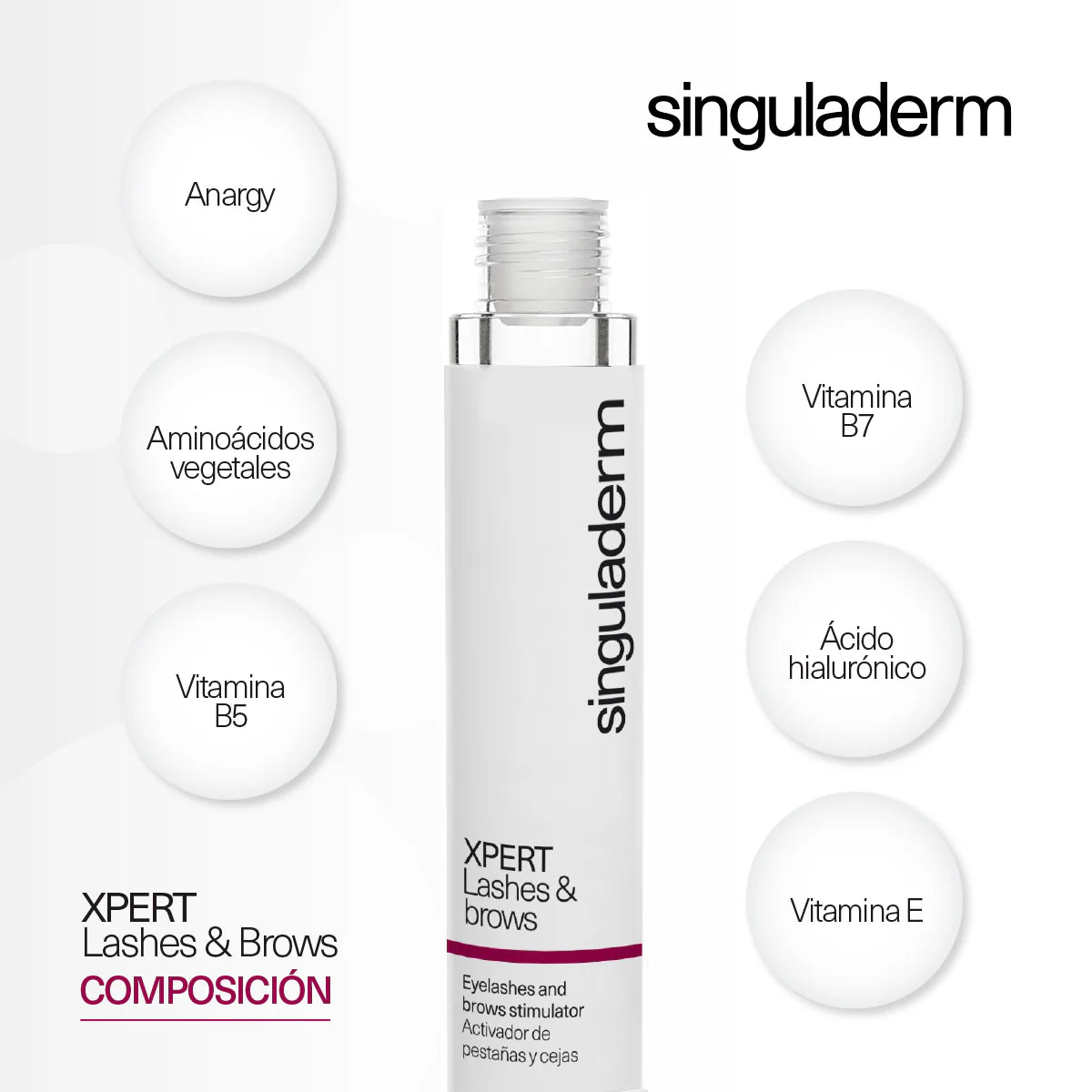 Singuladerm XPERT Lashes & Brows Serum | Eyelash & Brow Activator