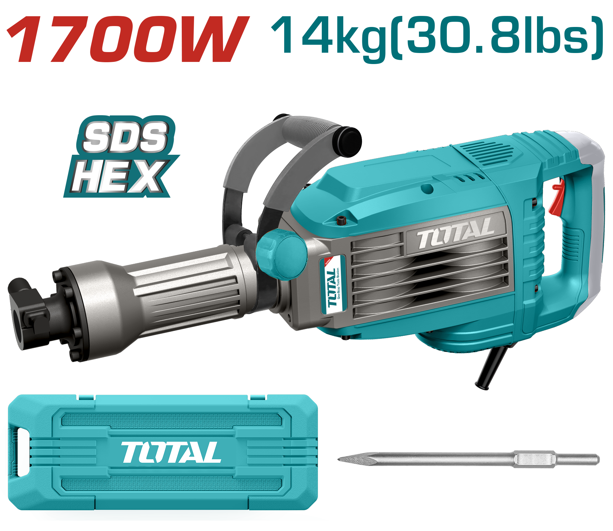 TOTAL Demolition Breaker 1700W | 50J Power – TH217068