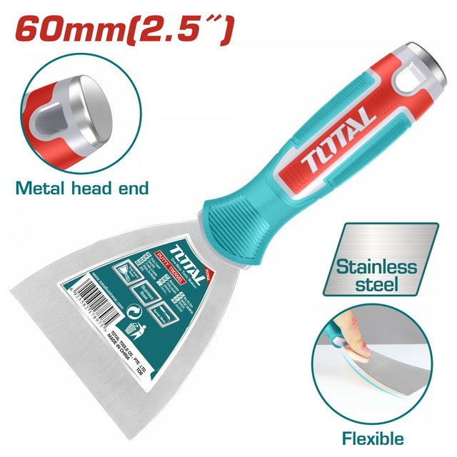 TOTAL Putty Trowel 60mm – THT83606 for Smooth Finishing