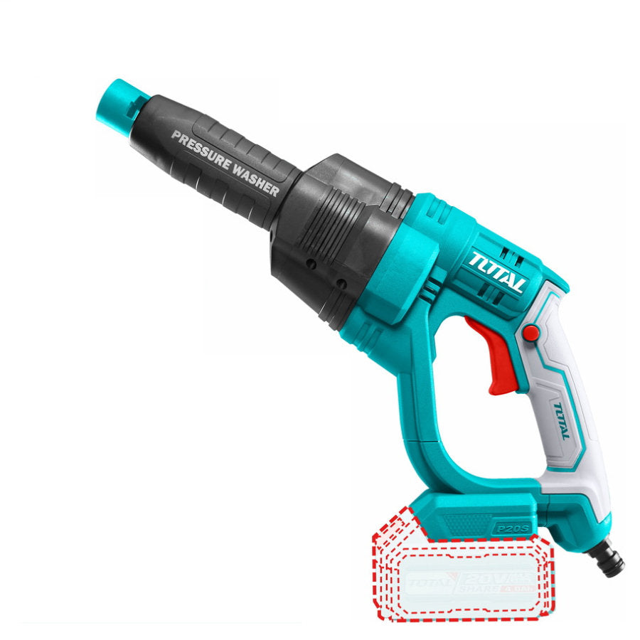 TOTAL 20V Cordless Pressure Washer High Pressure 