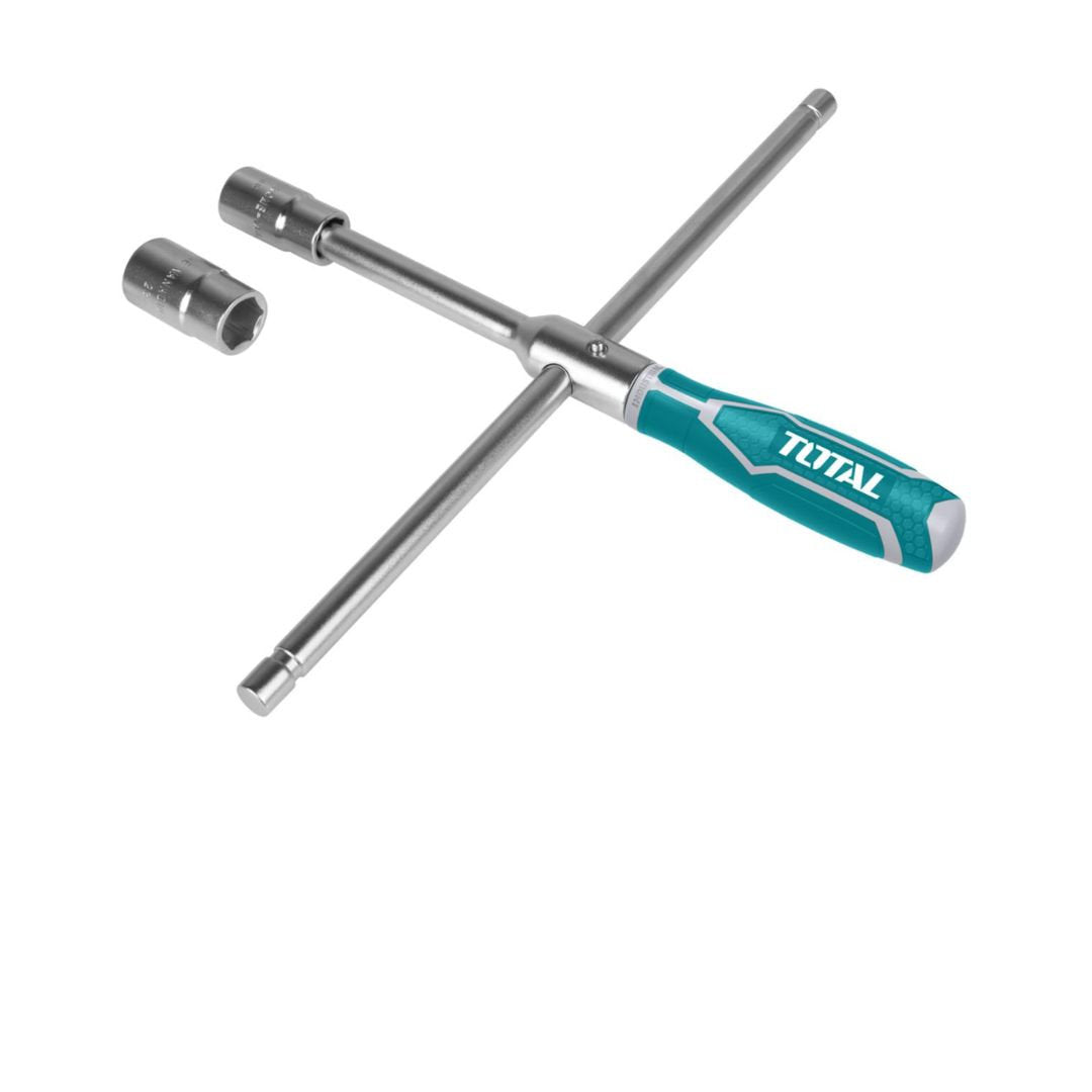 TOTAL 4-Piece Cross Wrench Set Heavy-Duty & Professional 