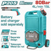 TOTAL 40V Cordless Pressure Washer 15L Tank & 5 Nozzles