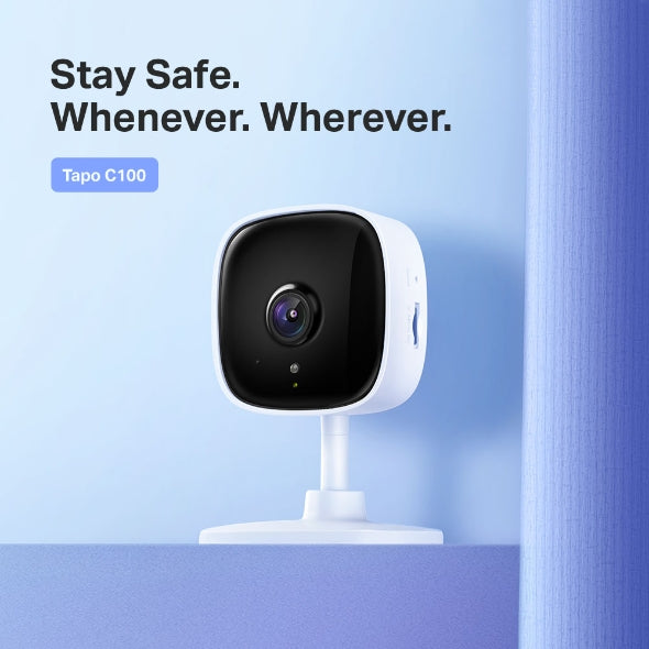 TP-Link Tapo C100 Wi-Fi Camera | 1080p HD, Night Vision