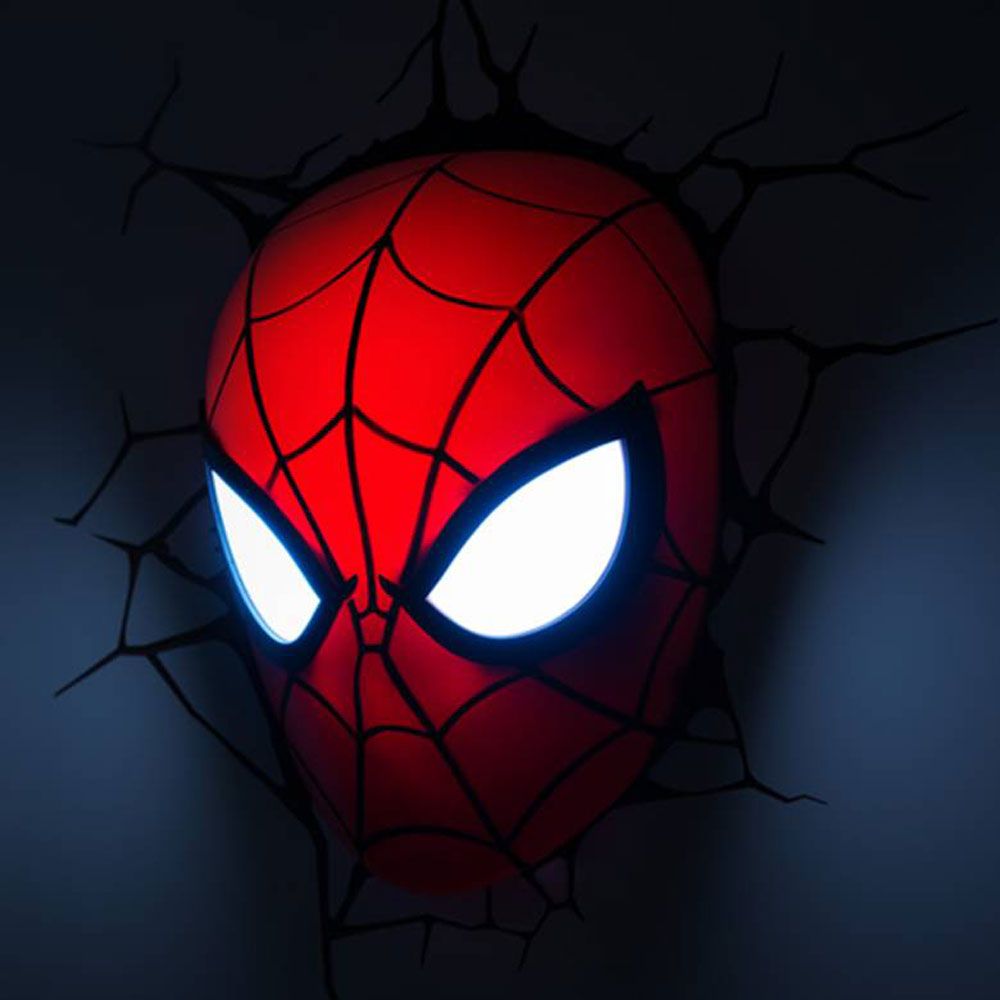 The Source 3D Marvel Spider Man Head Light Cool & Safe