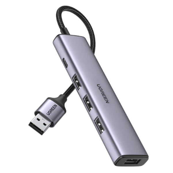 UGREEN 4-in-1 USB 3.0 Hub with USB-C Power Port – 20805