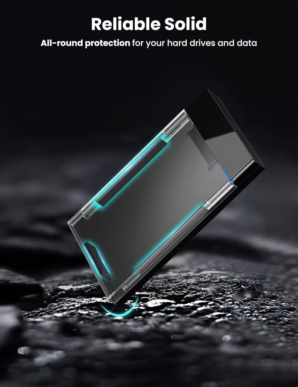 UGREEN 60735 USB 3.1 2.5″ Hard Drive Enclosure – USB-A to USB-C & USB-C to USB-C Cables