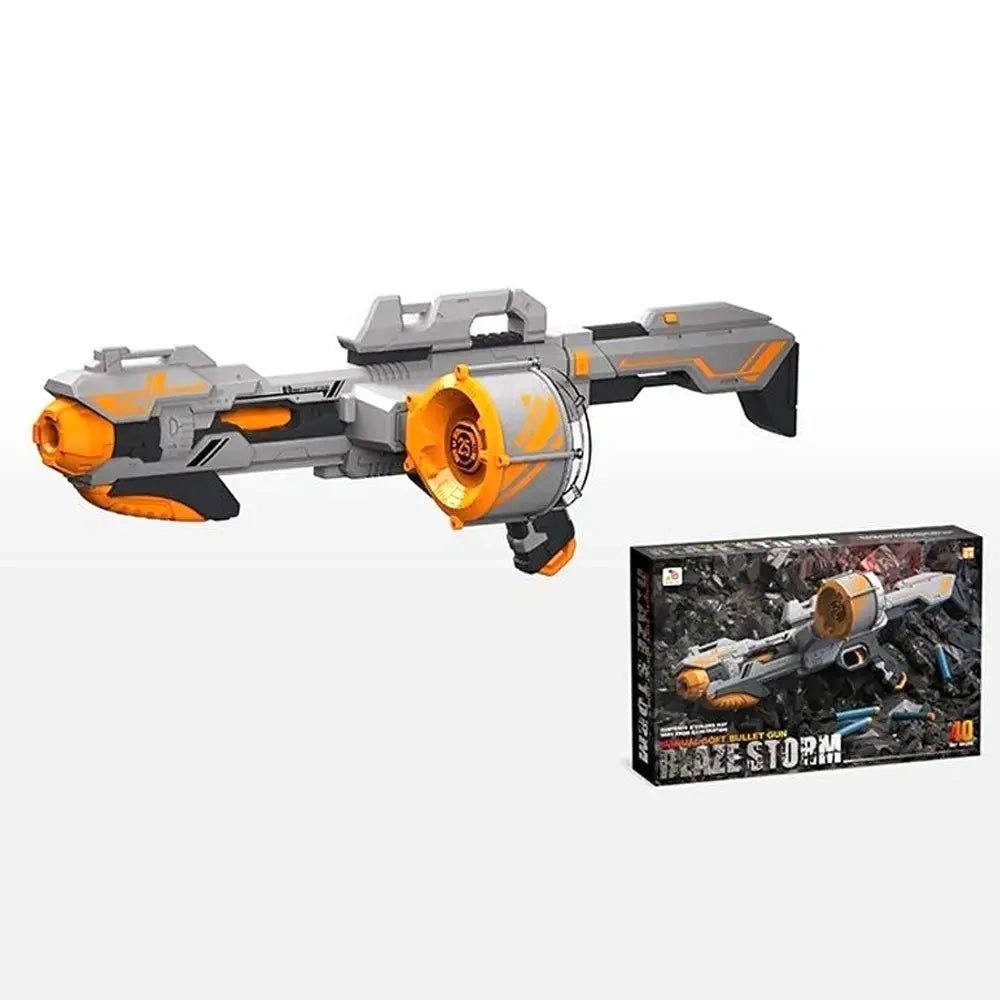 Blaze Storm – Manual Soft Bullet Gun with 40 Soft Bullets – Ages 6+