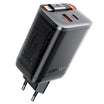 ACEFAST A111 PD67W GaN Wall Charger with Retractable USB-C Cable + USB-A (EU)