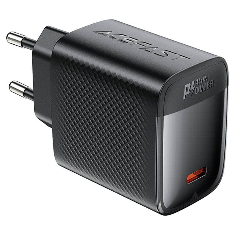 ACEFAST A112 PD45W GaN Wall Charger Single USB-C EU Plug