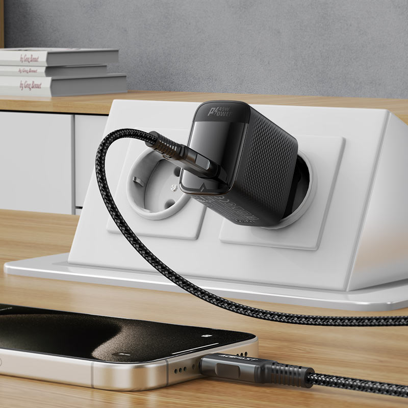 ACEFAST A112 PD45W GaN Wall Charger Single USB-C EU Plug