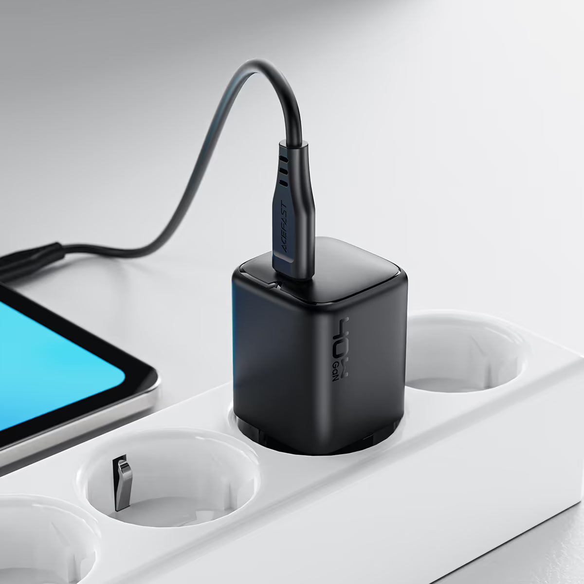 ACEFAST A136 GaN Wall Charger 40W PD – USB-C, AVS Fast Charging, EU Plug