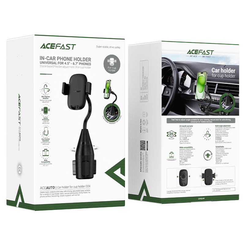 ACEFAST Car Mount Holder D24 – Cup Holder Phone Mount