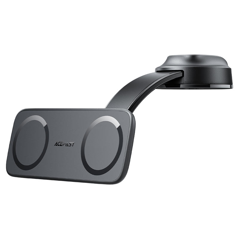 ACEFAST D60 Dual Magnetic Car Phone Holder — Dashboard & Windshield Mount for 2 Phones