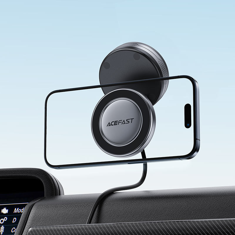 ACEFAST E30 Magnetic Phone Holder – Electric Suction Cup with N52 Magnets