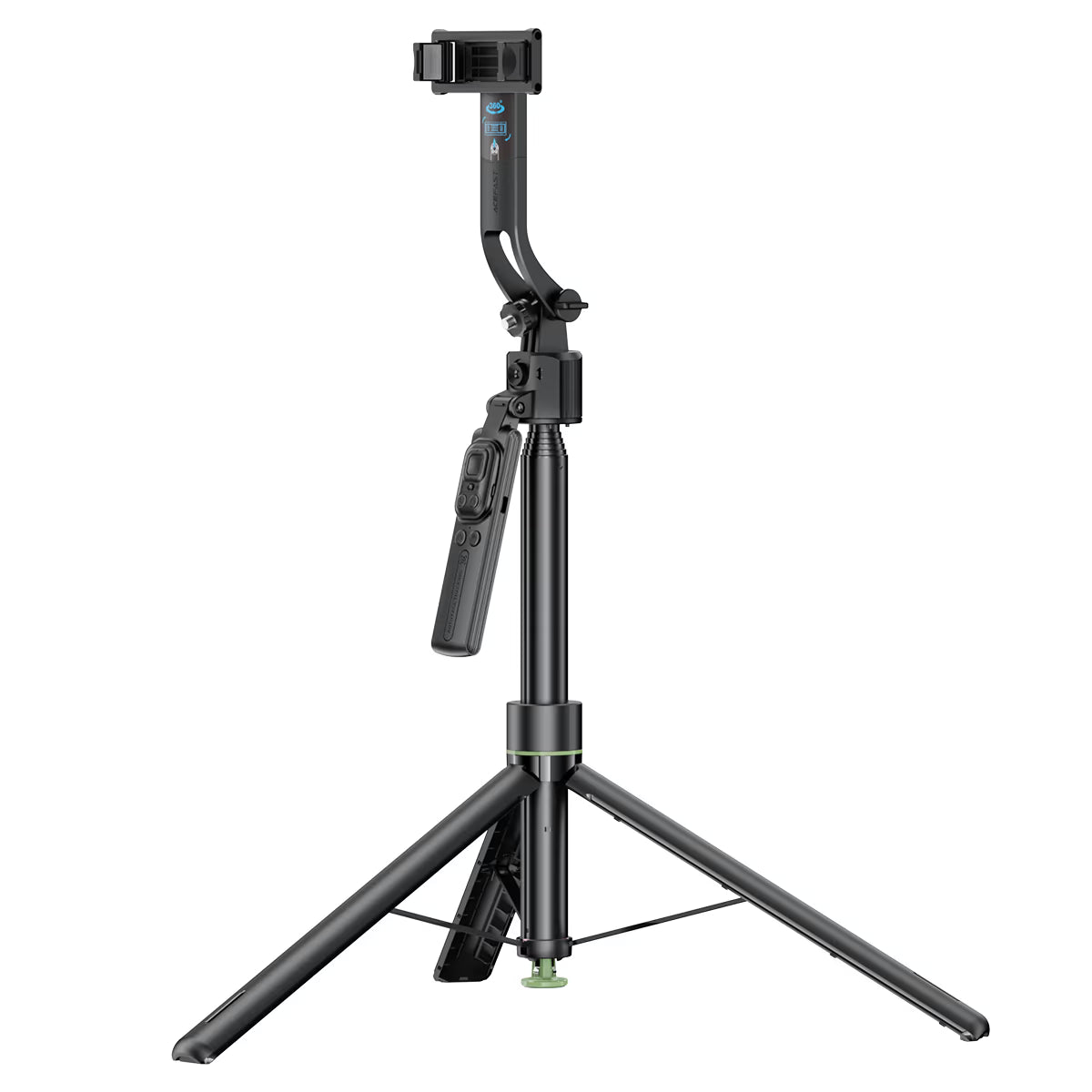 ACEFAST E41 Selfie Stick with Tripod & AI Face Tracking – 1.76m, Bluetooth Remote