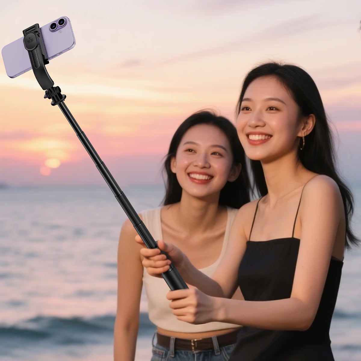 ACEFAST E42 Selfie Stick with Auto-Deploy Tripod & Bluetooth Remote Control 1.05m