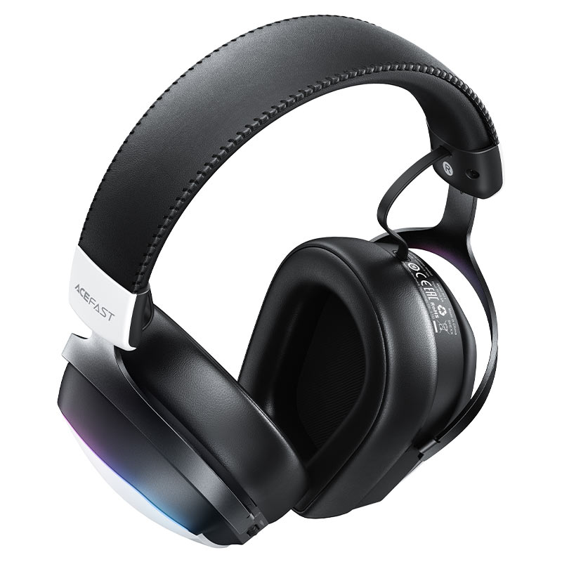 ACEFAST H11 Wireless Gaming Headset – 50mm Drivers | 2.4G + BT 5.4 + AUX | 0.02s Latency | RGB | 70H Battery