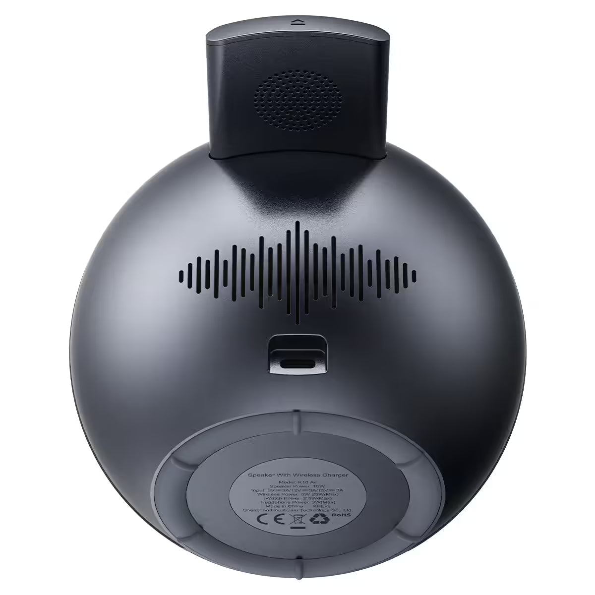 ACEFAST K10 Air Wireless Speaker & Charger – 20W Peak, 25W Qi2, TWS, RGB Lighting