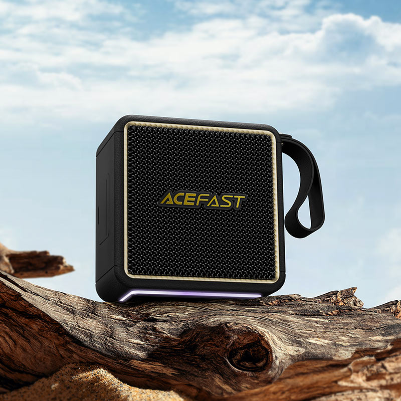 ACEFAST K3 Nano Portable Wireless Speaker – 46W Peak, 360° Sound, DSP, RGB, IPX6