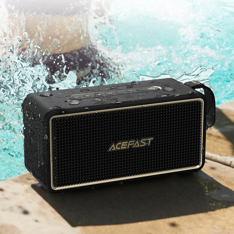 ACEFAST K3 Ultra Portable Wireless Speaker – 120W Peak, 360° Sound, DSP, IPX6, 19H