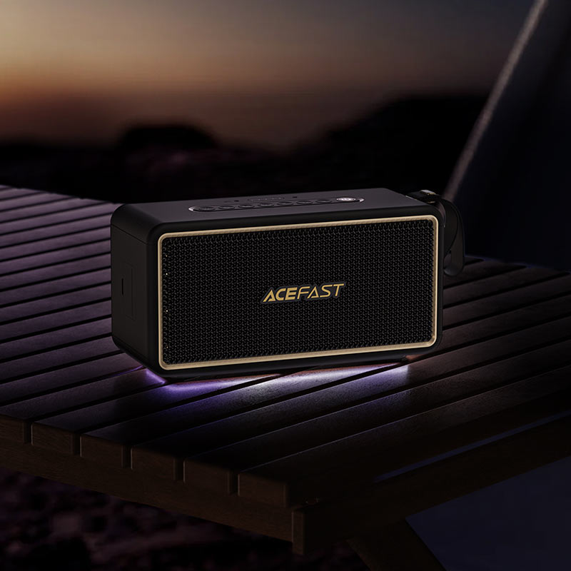 ACEFAST K3 Ultra Portable Wireless Speaker – 120W Peak, 360° Sound, DSP, IPX6, 19H