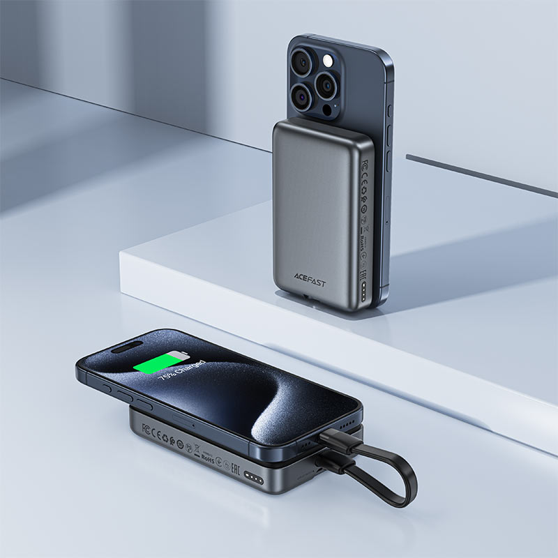 ACEFAST M10 Magnetic Fast Wireless Charge Power Bank PD30W 10000mAh