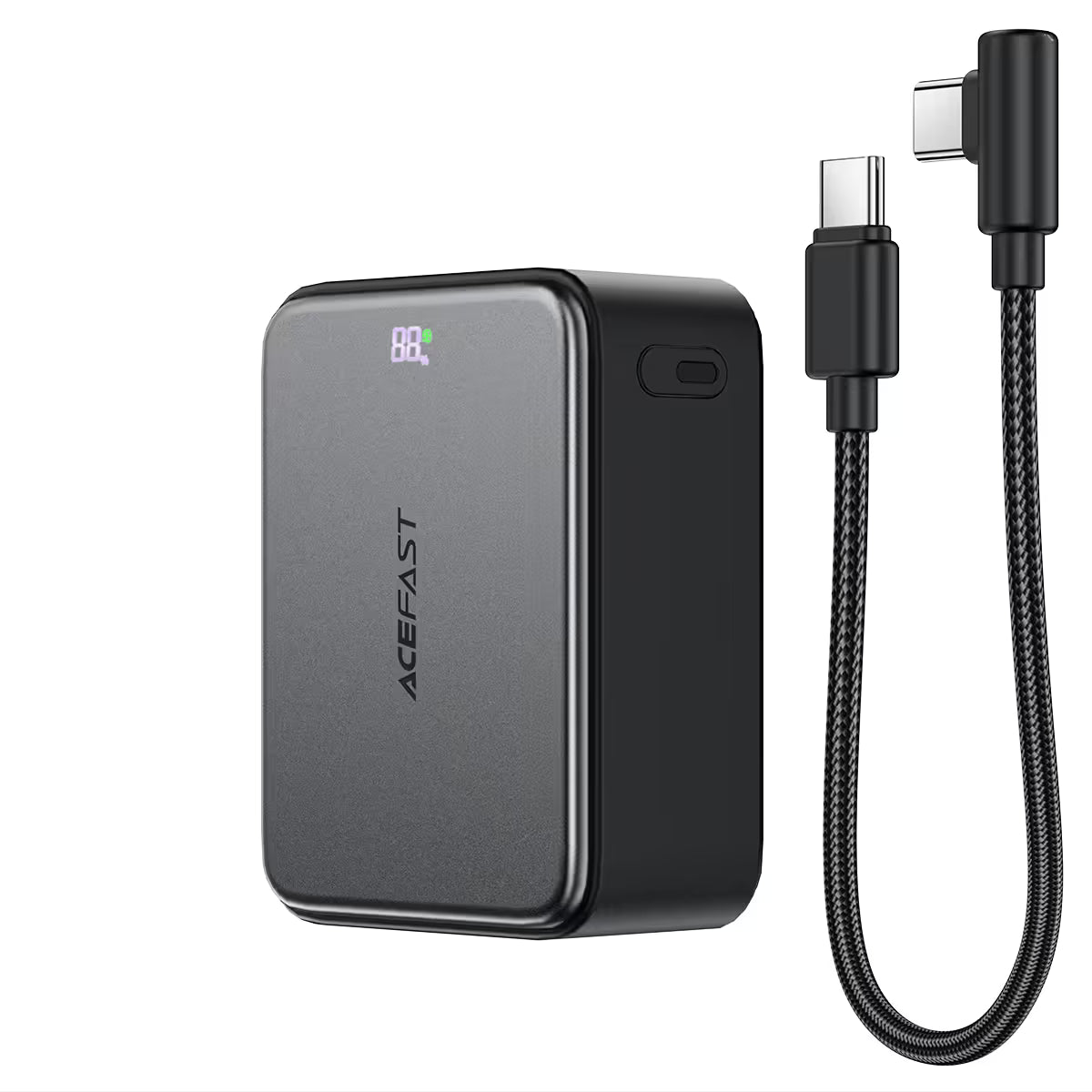 ACEFAST M28 Power Bank 10000mAh – 22.5W Fast Charge | Dual USB-C | USB-A | LED Display | 7-Layer Safety | Air Travel Safe