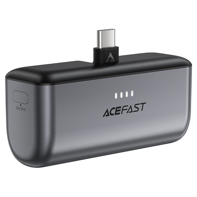 ACEFAST M9 Power Bank 5000mAh 20W – Foldable USB-C Plug, Dual Port, Fast Charging