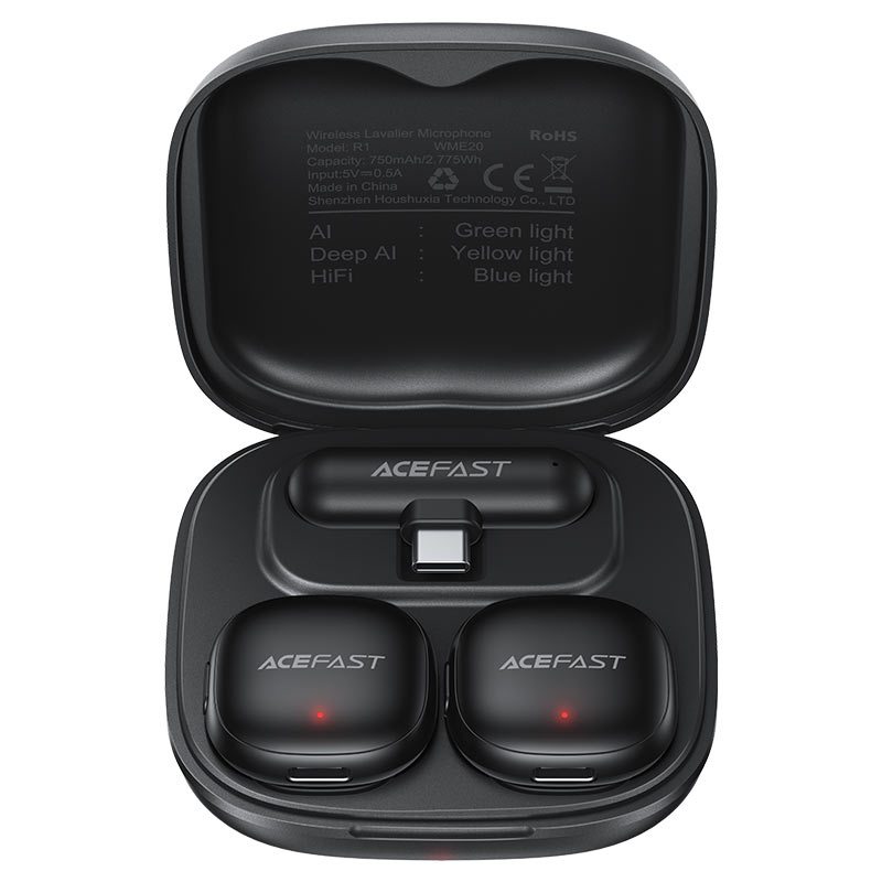 Acefast R1 Wireless Lavalier Microphone – Clear Sound