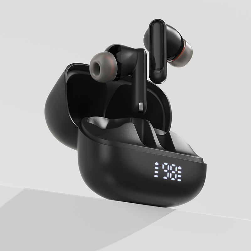 ACEFAST W1 ANC TWS Earbuds – 35dB Noise Cancellation | 4-Mic ENC | Transparency Mode | LED Display | Bluetooth 5.4 | 35H Battery | IPX4