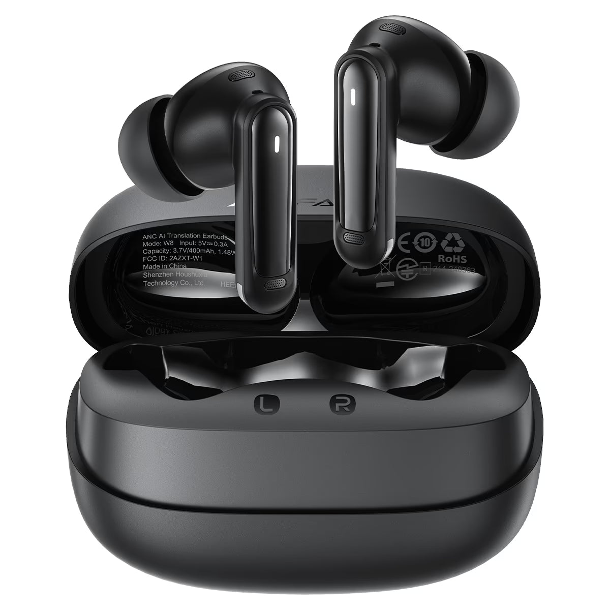 ACEFAST W8 TWS Earbuds – ANC -35dB, AI Translation, 35H Battery, BT 6.0