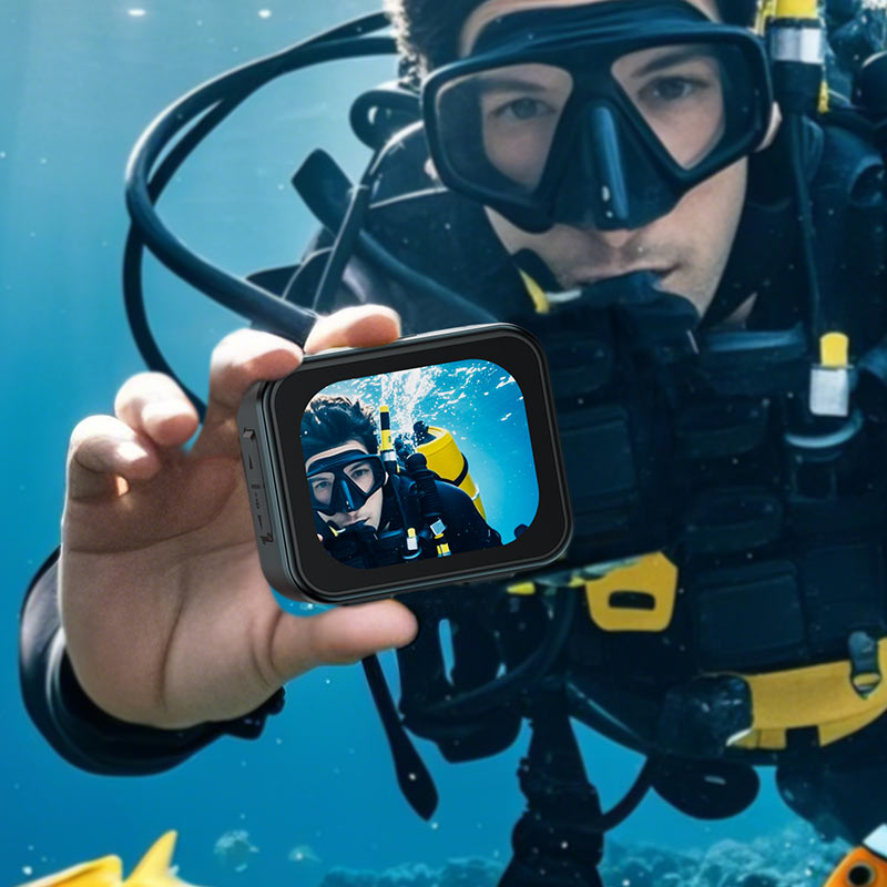 ACEFAST X1 4K Action Camera – 20MP, EIS, IPX8 21m Waterproof, Wi-Fi, Touch Screen