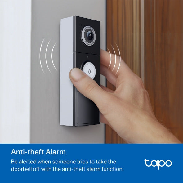 Tapo D235 Smart Doorbell Cam – 2K Video, Battery or Wired