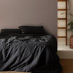 Linda King Size Duvet Cover Set-washed Seersucker - Madame Coco JO