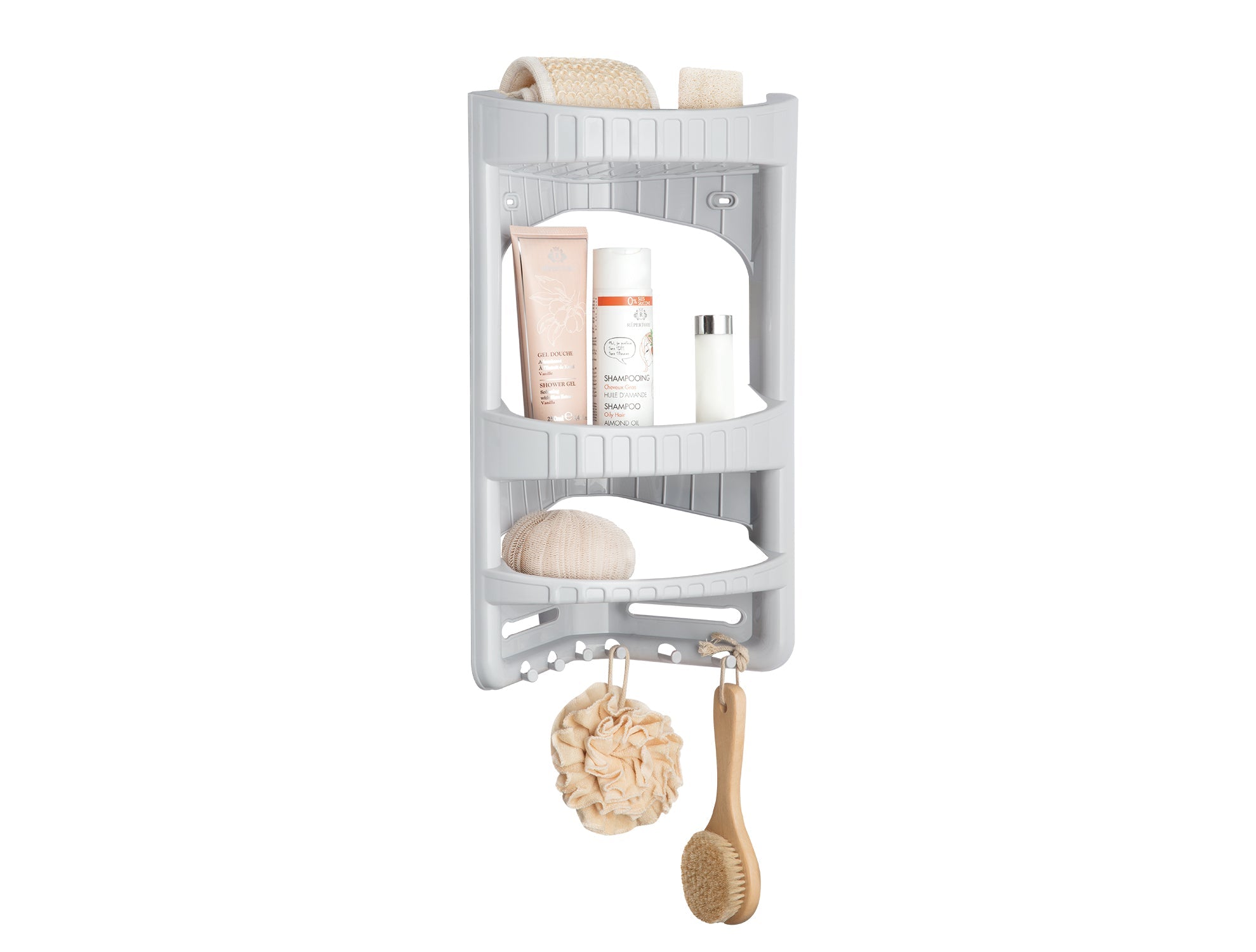 Luned Corner 3 Tiers Shelf Hanger - Madame Coco JO