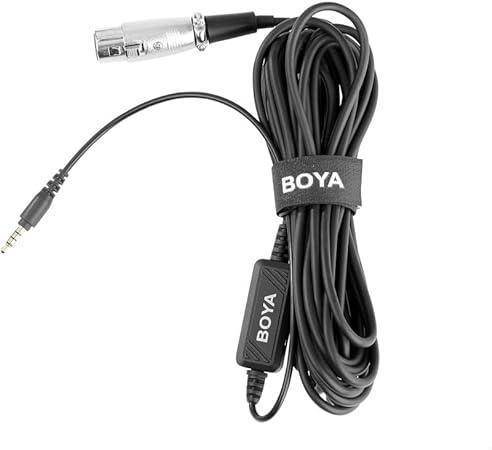 BOYA BY-BCA6 XLR to 3.5mm Mic Cable for Smartphone & Camera