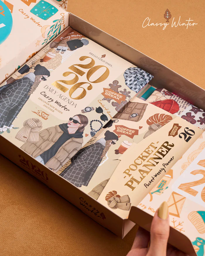 Mofkera Agenda Gift Set 2026 - Winter