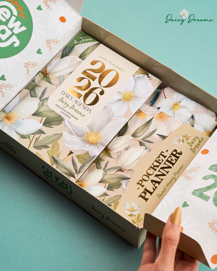 Mofkera Agenda Gift Set 2026  – Daisy Dreams