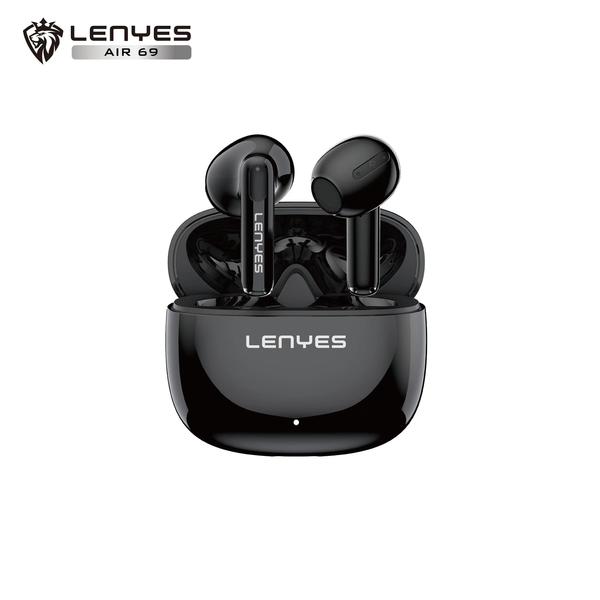 Lenyes Air 69 Wireless Earbuds – ANC, Dual Mic, 20H Battery Black
