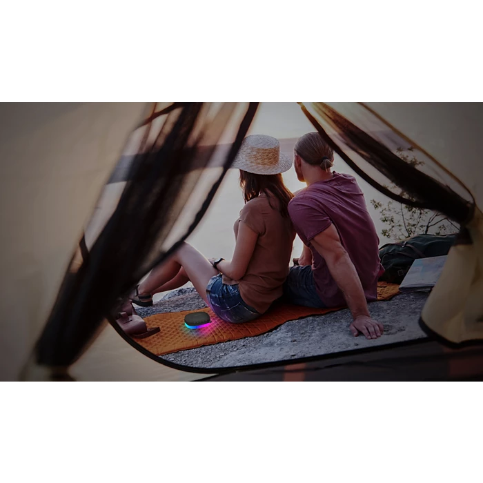 Philips TAS2307BK/97 Bluetooth Speaker with Lights – Black