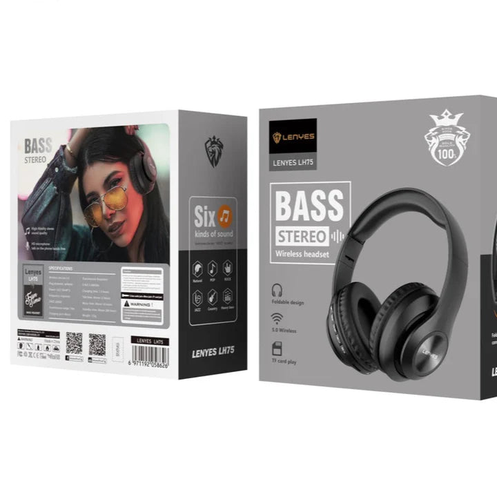 Lenyes LH75 – Wireless Stereo Foldable Bluetooth Headphones