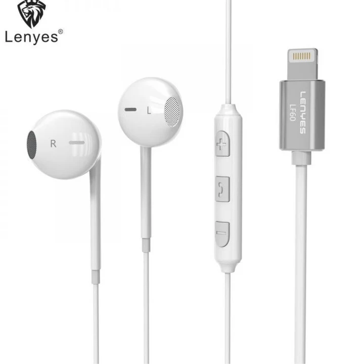 Lenyes LF60 Wired Earphones – Stereo Sound & Built-in Mic