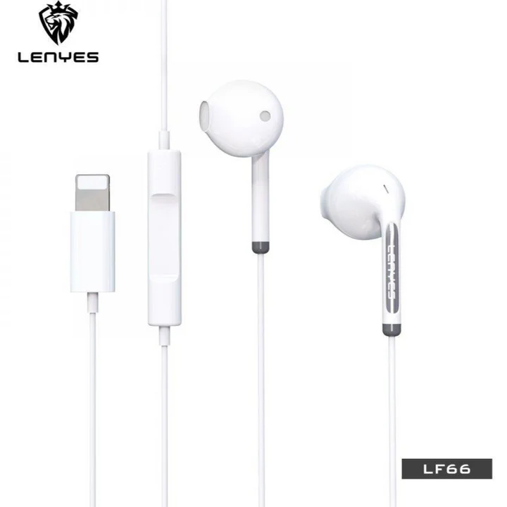 Lenyes LF66 Wired Earphones – Lightning Stereo for iPhone