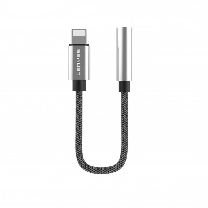 Lenyes AX105 I Lightning to 3.5mm Adapter – Clear Audio for iPhone