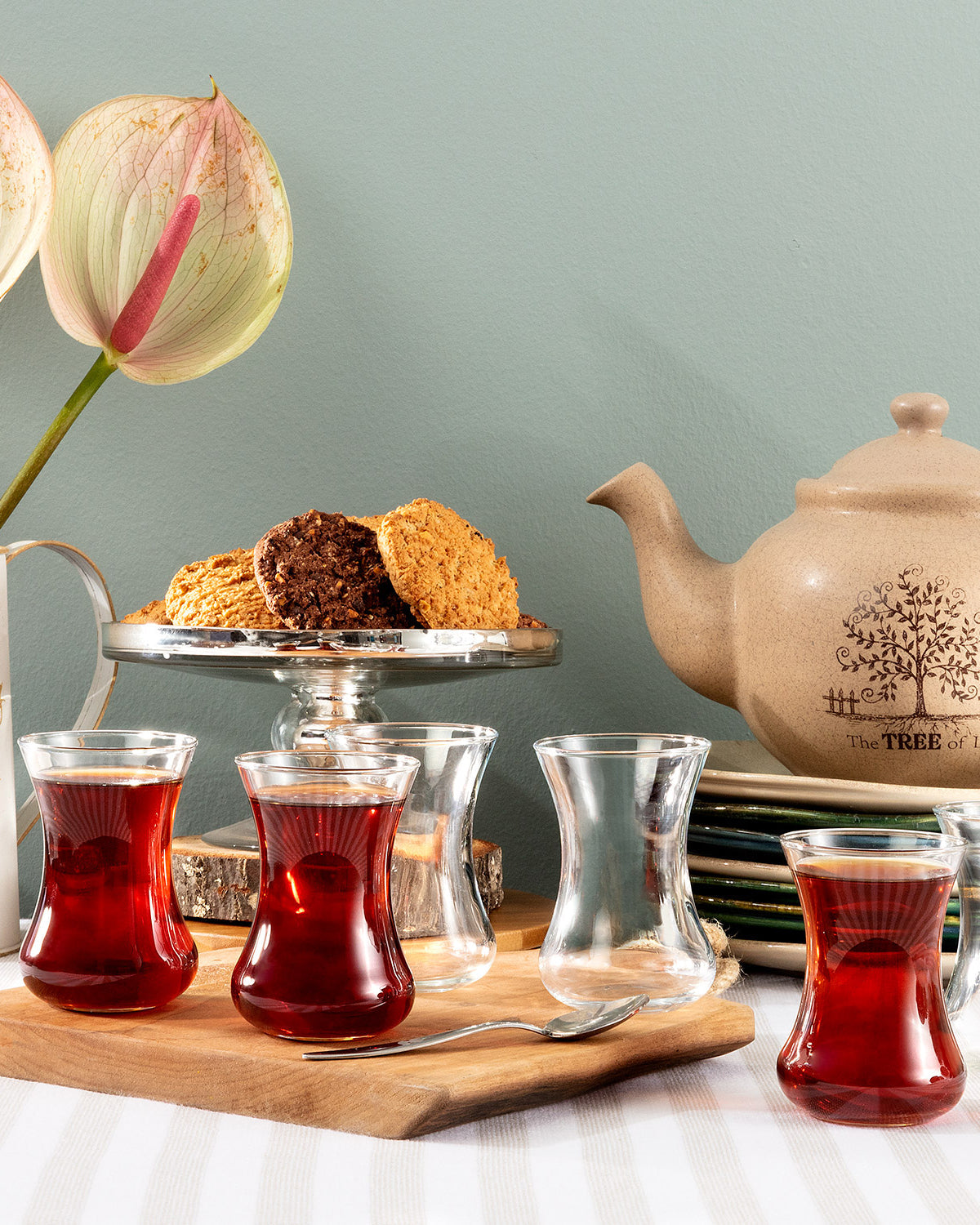 Victorine 6-piece Tea Glass Set - Madame Coco JO