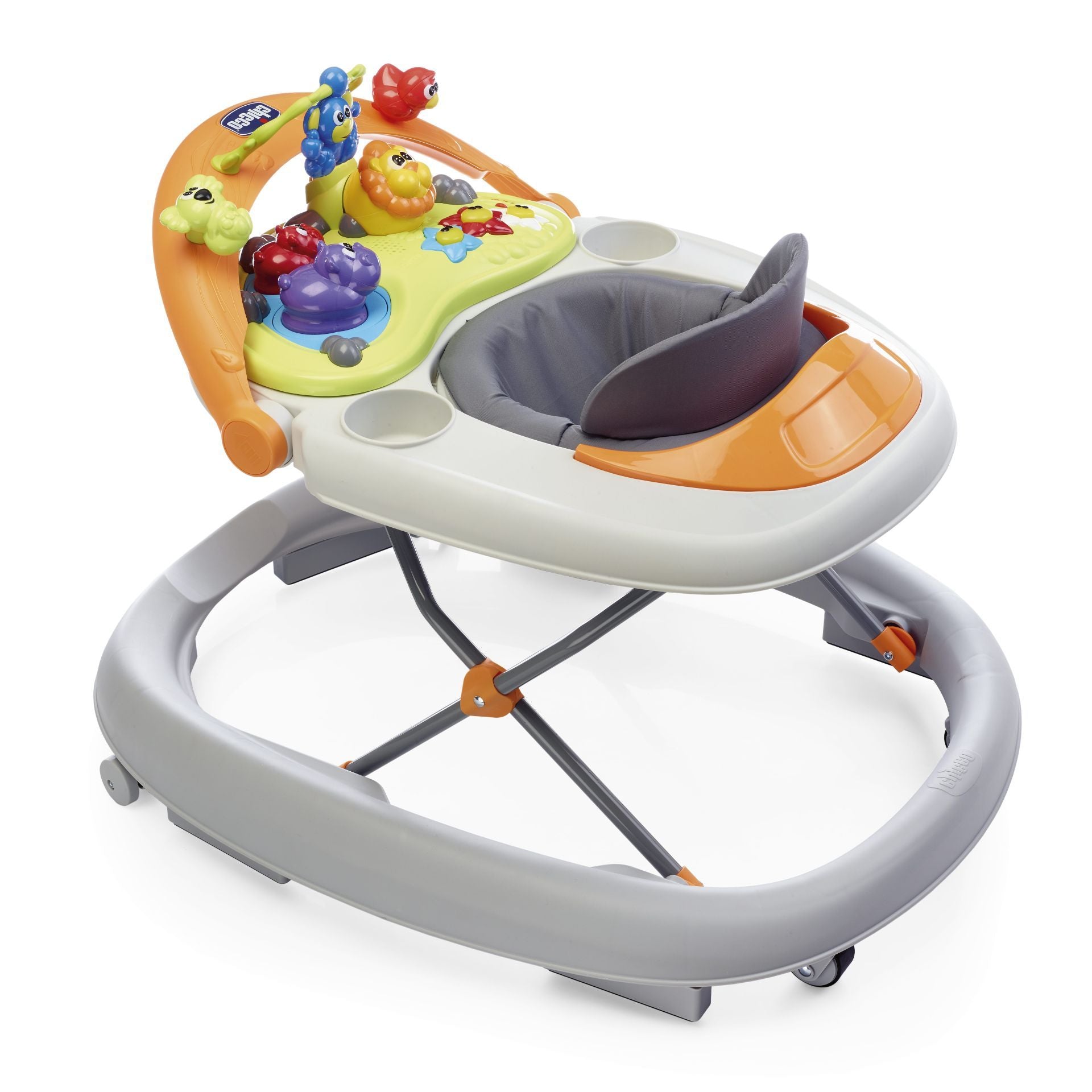 Chicco Walky Talky Baby Walker – Gray, Safe & Fun