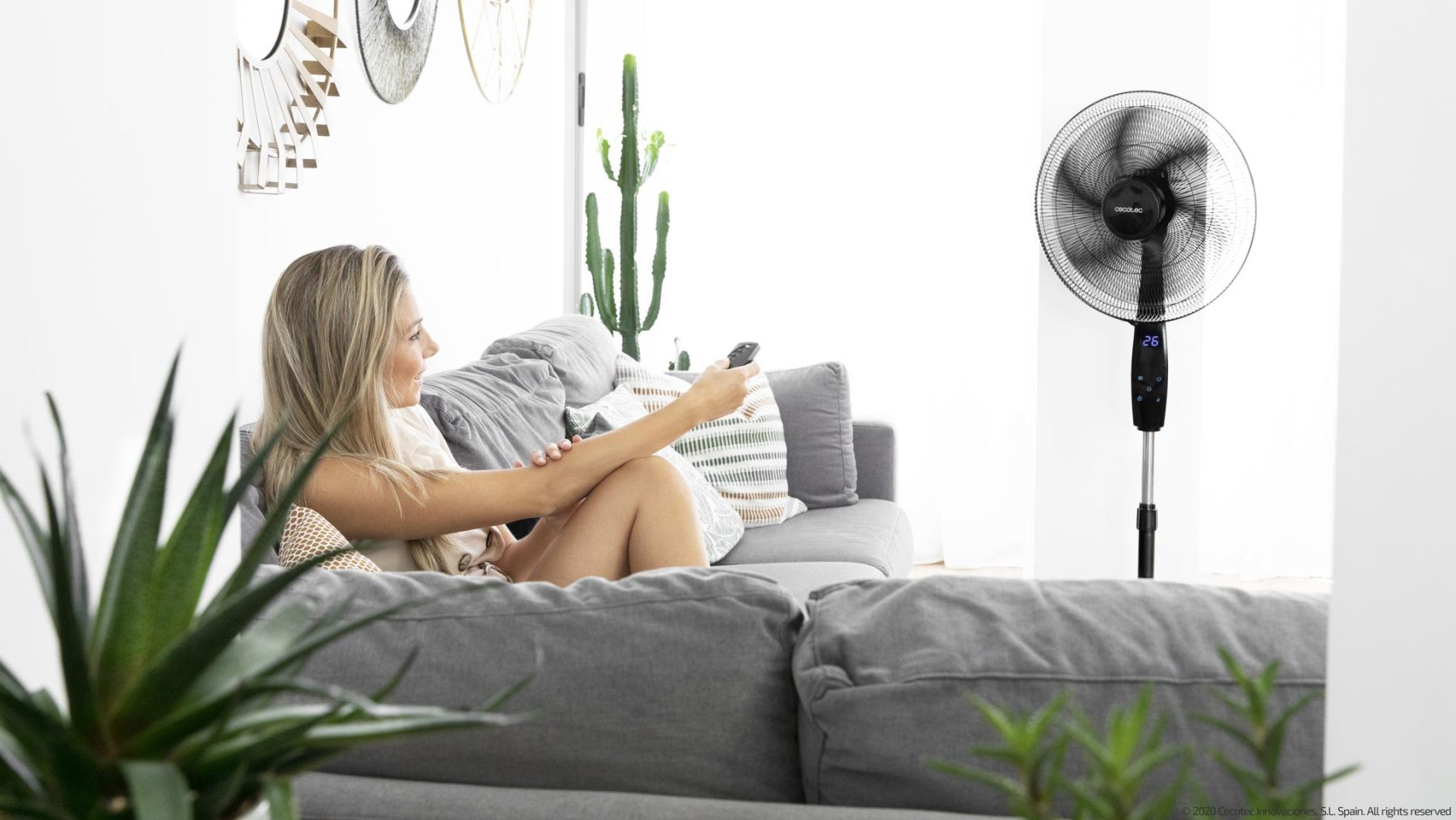 Cecotec EnergySilence 620 MaxFlow Smart Pedestal Fan 70W 45cm