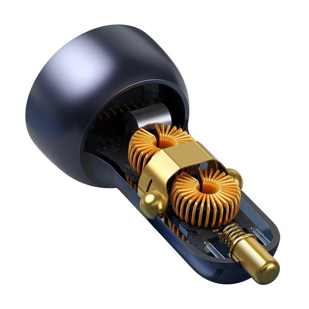 Baseus 65W Car Charger USB/Type C with LCD Screen and Type C Cable